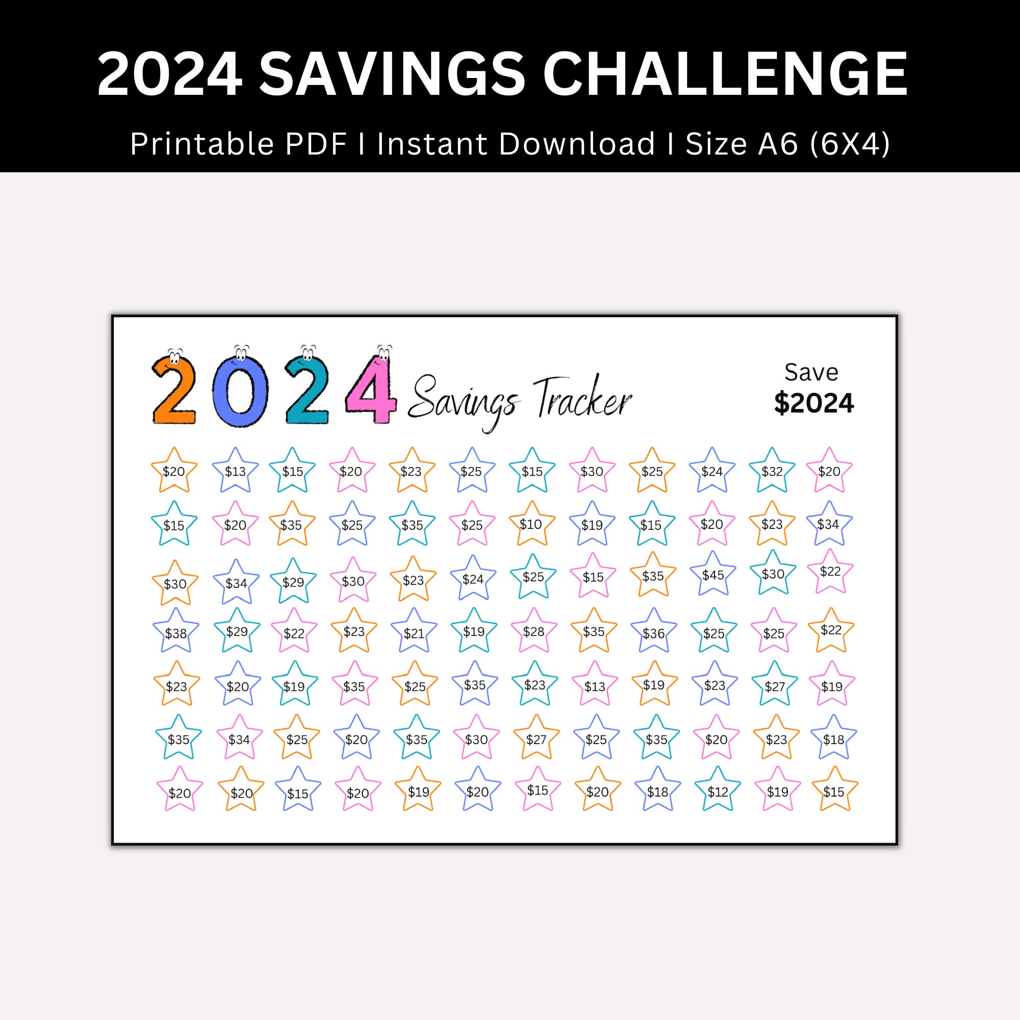 Free 52 Week Savings Challenge Printable To Save More In 2024