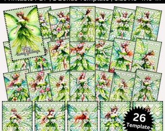 Carpeta imprimible del reto de ahorros de hadas, sobres mágicos de cuento de hadas para el reto de ahorros / 26 plantillas imprimibles / Hojas de carpeta de presupuesto A6