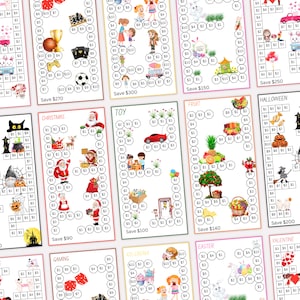 a group of children's worksheets with pictures on them
