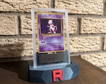 3D gedruckter Team Rocket Kartenständer