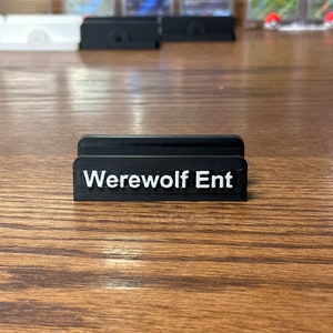 Porte-cartes imprimé en 3D avec texte personnalisé