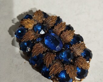 Cobalt Blue Brooch