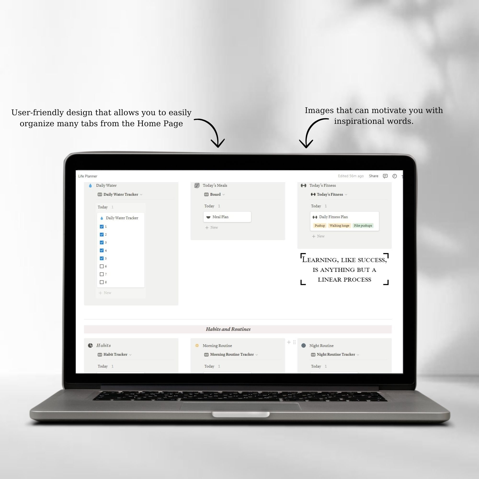 Notion Template Life Planner All in One Notion Template Notion - Etsy
