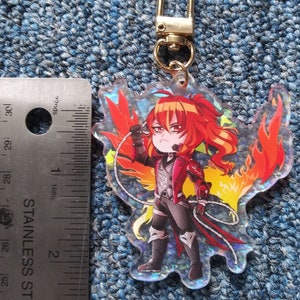 Diluc Holo Charm