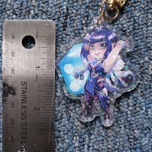Yelan Double-Sided Holo Charm