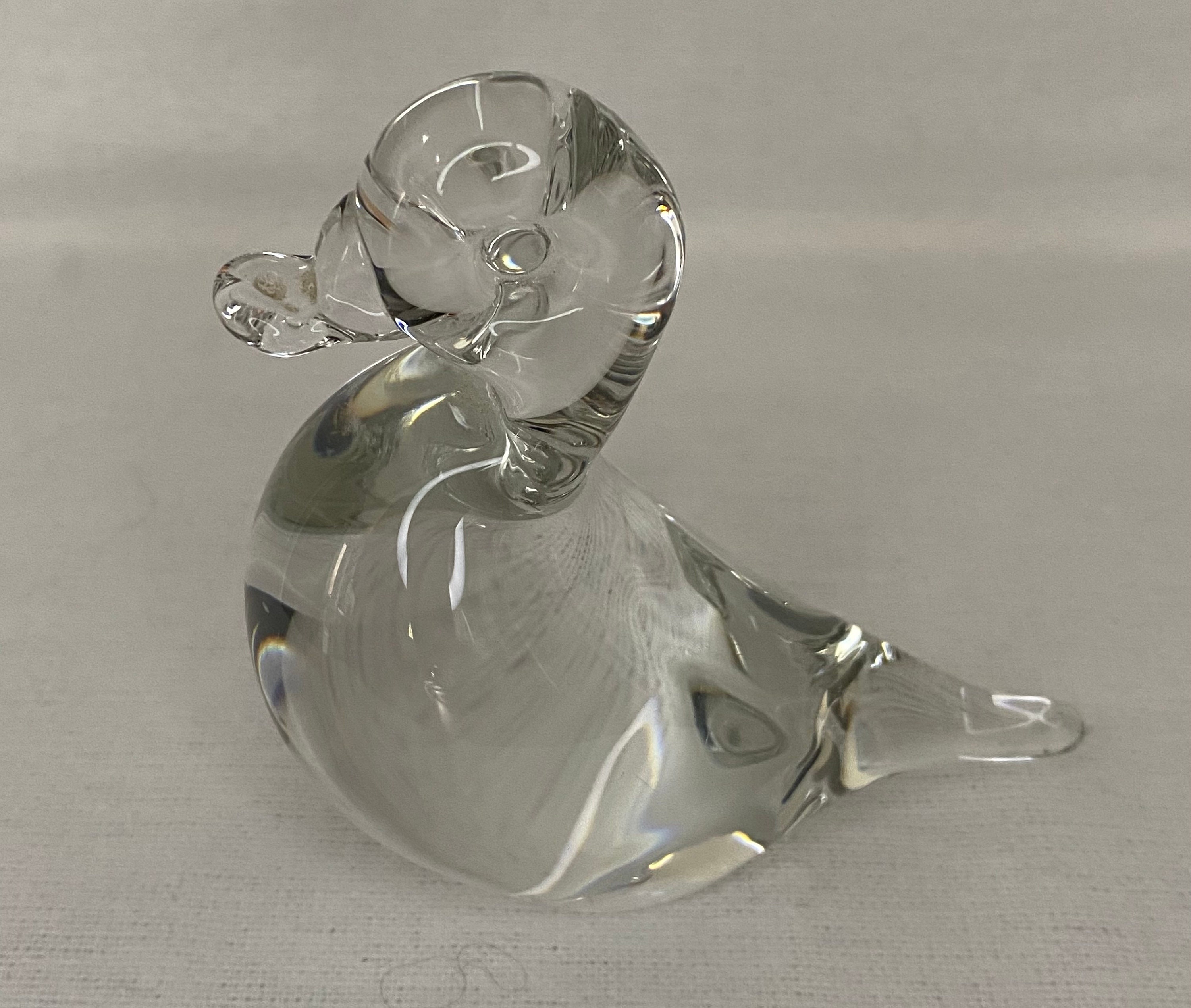 ガラスオブジェ Square Crystal Internal Laser Engraving 3D Tiger Glass Art