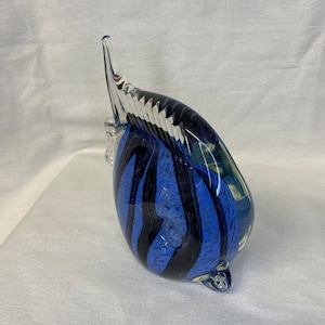 Vintage  Art Glass Tropical Fish Sculpture/Paperweight