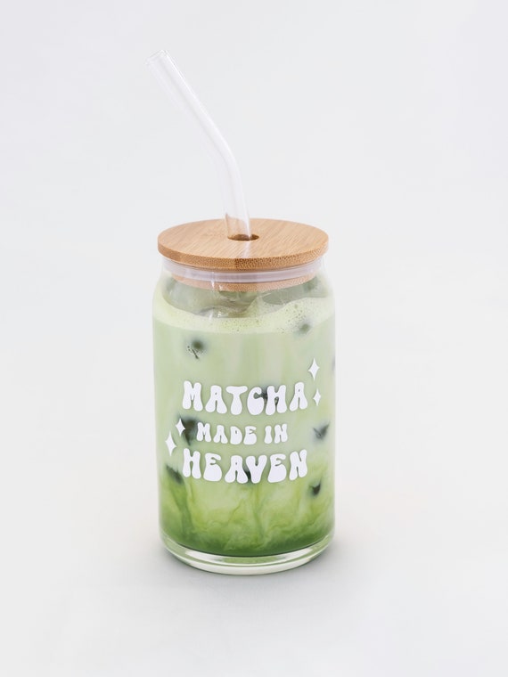 Matcha Glass Cup Matcha Cup Libbey Cup Glass Cup Coffee Glass Iced Coffee Glass  Glass Can Cute Cup Trendy Glass Cup 