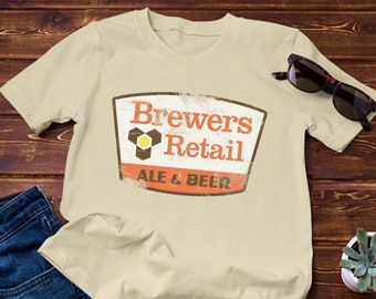 Old School Brewers Retail Retro Logo. Ontario. Canada. 70s. 80s. Gift. Beer Store. Father's Day. Dad. Simpler Times. Stubby. Nostalgia.