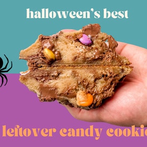 Leftover Candy Cookie Recipe | Halloween Cookie Recipe | Gourmet Cookies | Stuffed Cookies | Gourmet Cookies | Bakery Recipes