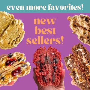NEW Best Sellers Cookie Recipe Bundle | Gourmet Stuffed Cookies | Bakery Gourmet Cookie Recipe | Stuffed Gourmet Cookies | NY Style Cookies