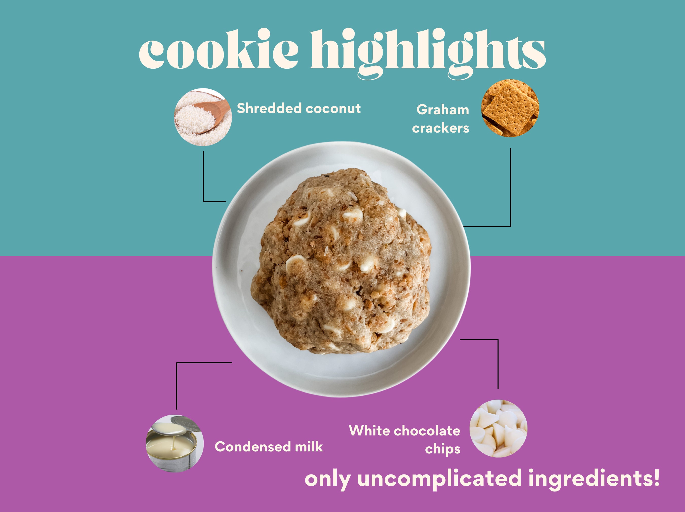 Toasted Coconut Cookie Recipe Gourmet Stuffed Cookie Homemade Gourmet