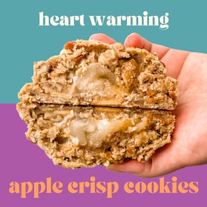 Apple Crisp Cookie Recipe | Stuffed Gourmet Cookie Recipe | Gourmet Homemade Cookies | Home Bakery Recipe | Premium Cookie Recipe