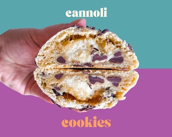 Cannoli Cookie Recipe | Homemade Gourmet Cookie Recipe | Gourmet Cookies | Stuffed Cookies | NY Style Cookies | Bakery Recipes