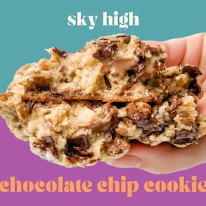 Chocolate Chip Cookie Recipe | Homemade Gourmet Cookie Recipe | Gourmet Cookies | Stuffed Cookies | Cookie Exchange Recipes | Bakery Recipes