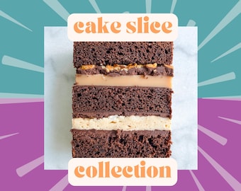 Cake Slice Collection | DIY Cake Slice Recipes | Gourmet Cake Slices | Cottage-Friendly Cake Slices | Cake Slices for Home Cottage Bakers
