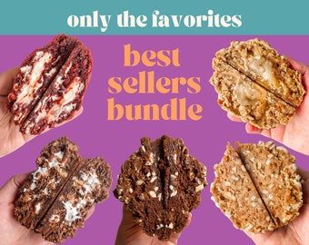 Best Sellers Cookie Recipe Bundle | Gourmet Stuffed Cookies | Bakery Gourmet Cookie Recipe | Stuffed Gourmet Cookies | NY Style Cookies