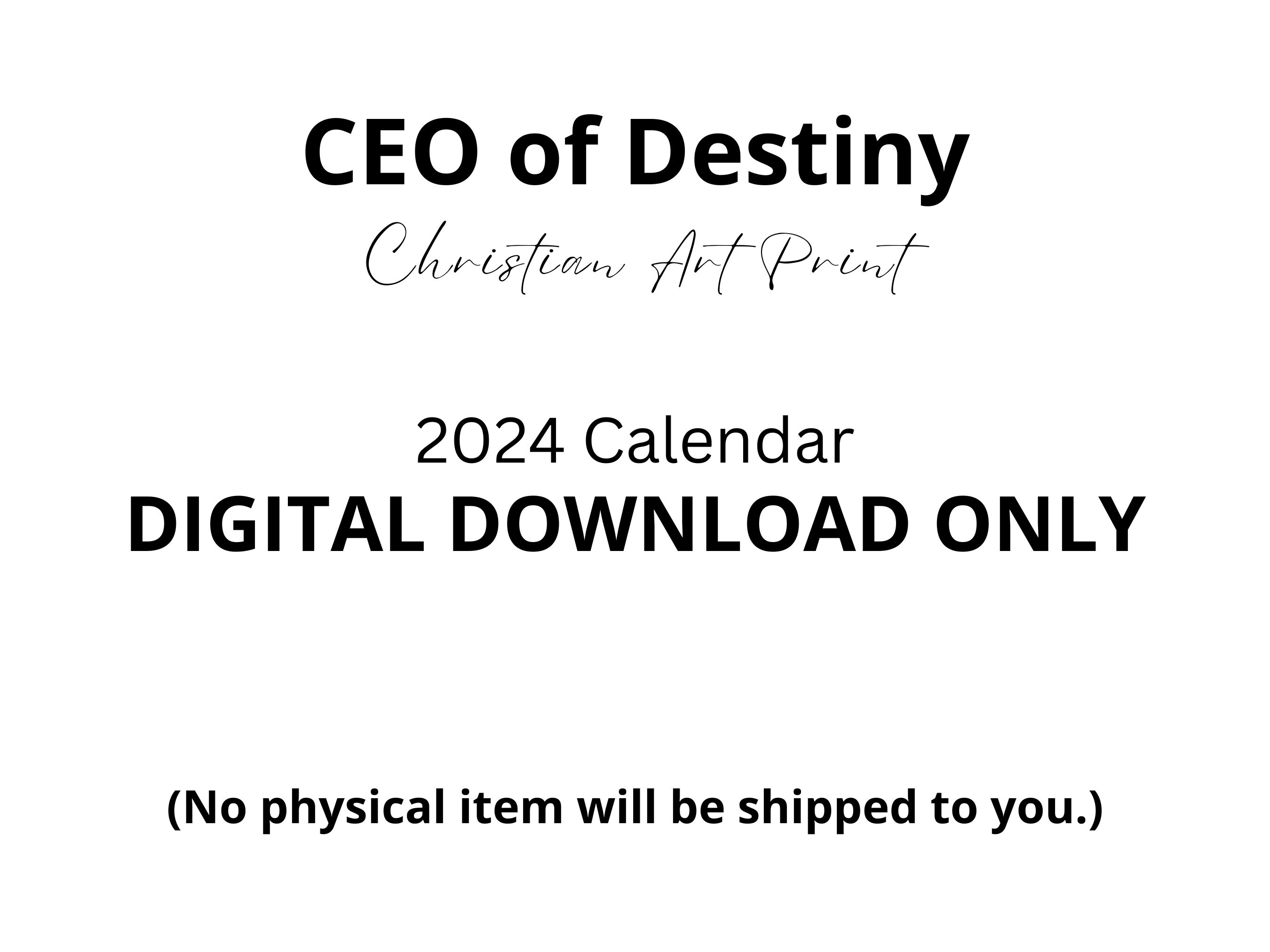 Printable Calendar 2024 Monthly Planner 2024 I Bible Verses Calendar I ...