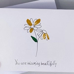 Carte d'amour, carte d'amitié, carte écologique, carte vierge originale, carte sans plastique, carte pense à vous, carte écologique, soucieux de la planète