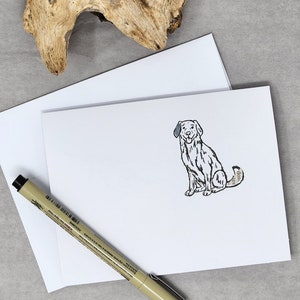 Carte chien, carte originale, carte labrador, carte faite main, carte d'anniversaire, carte pour toutes les occasions, carte pour amoureux des chiens, voeux labrador, carte de correspondance