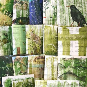 Vintage animal ephemera, junk journal papers, woodland animals, junk journal for sale, junk journal nature, journals junk, collage papers