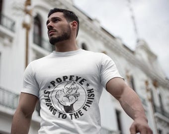 Popeye The Sailor Fans And Lovers Unisex Softstyle Tee, T-Shirt for Popeye Enthusiasts, Graphic Shirt for Cartoon Lovers, Vintage Comic Fan