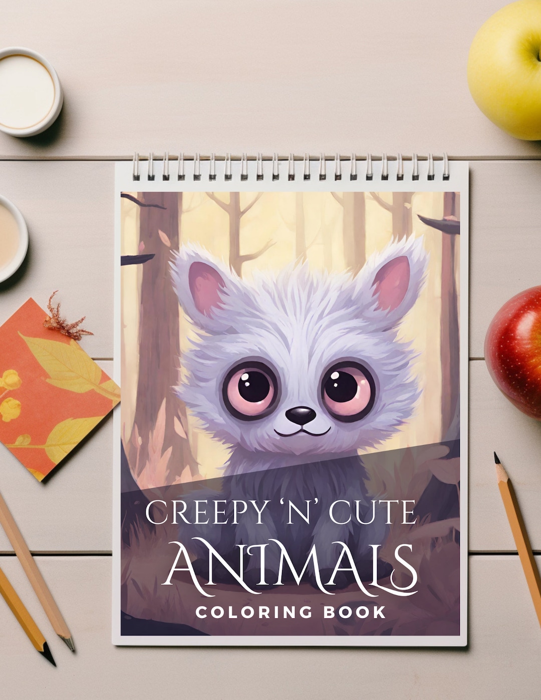 Creepy 'n' Cute Animals Coloring Book – 32 Printable Designs (PDF) - Etsy