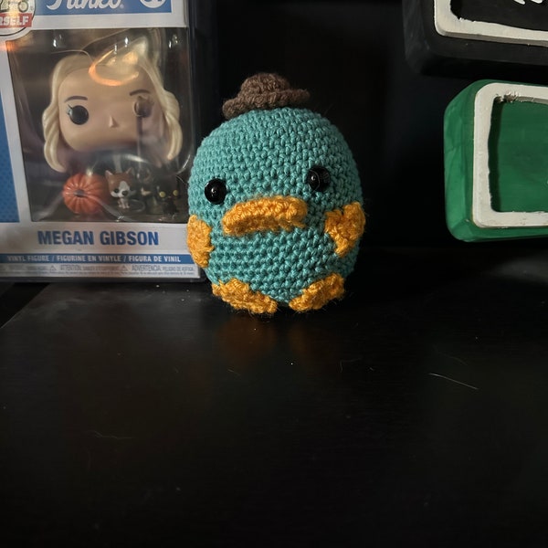 Crochet Platypus Stuffed Animal Stress Ball