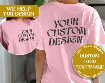 Custom Gildan 5000 Shirt, Custom T Shirt, Custom Text Shirt, Custom Photo T Shirt, Custom Logo Shirt, Custom Shirt, Personalized Shirt