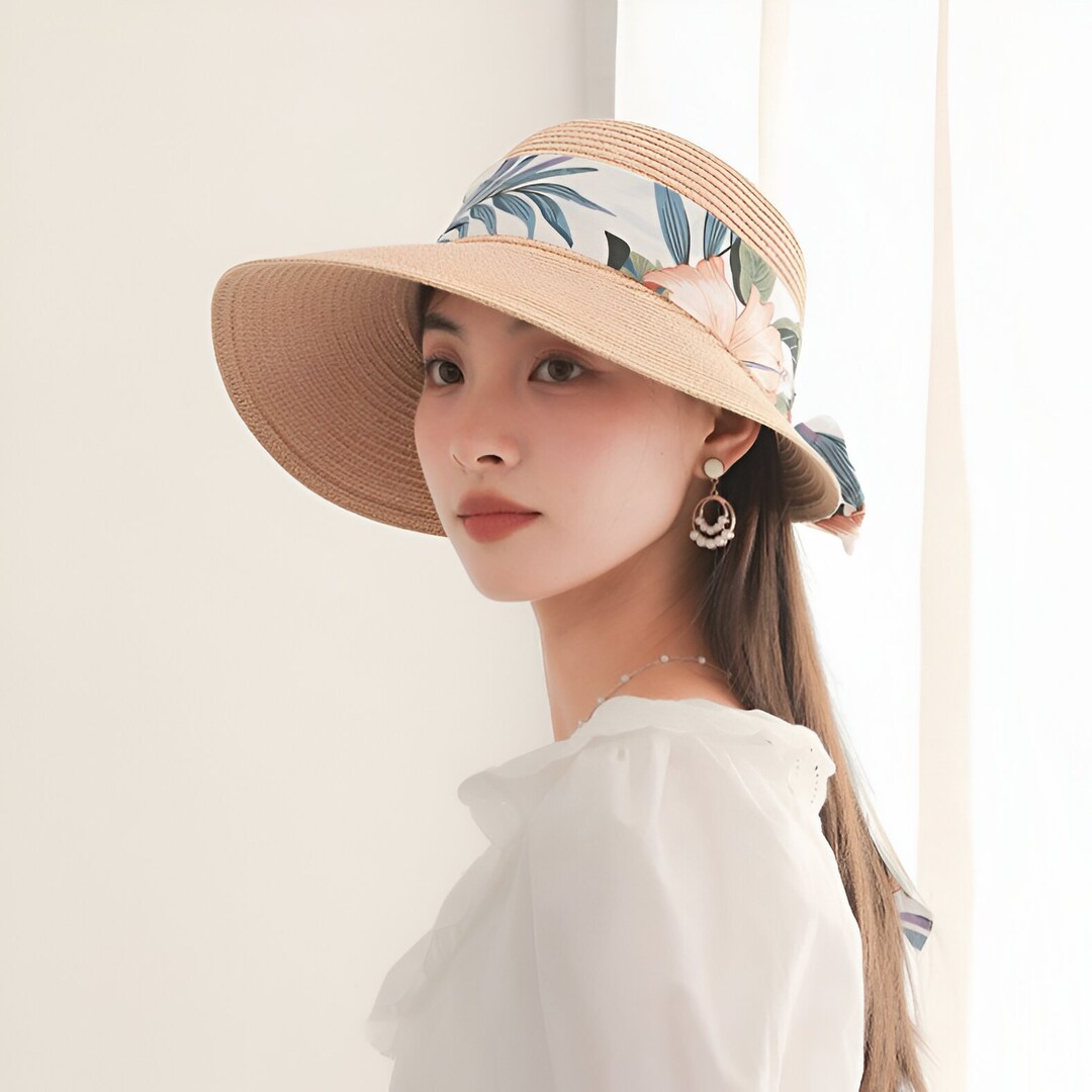 Sun Hats Straw Summer Hats Straw Ladies Summer Hat Beach Etsy