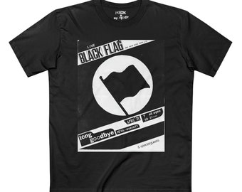 Black Flag My Rules New Men T-shirt Fully Licensed Size