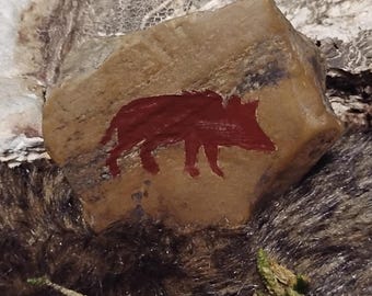 Boar Fylgja River Stone