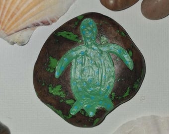 Turtle Fylgja River Stone
