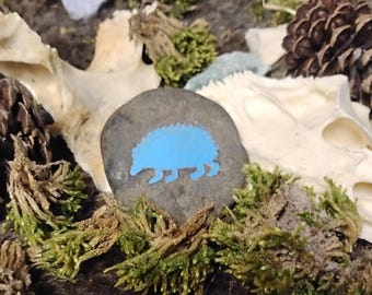 Hedgehog Fylgja River Stone