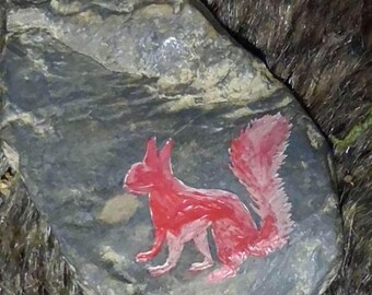 Squirrel Fylgja River Stone