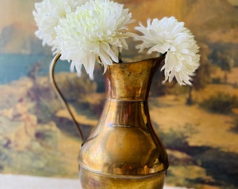 Brass pitcher decorative brass farmhouse pitcher classic style