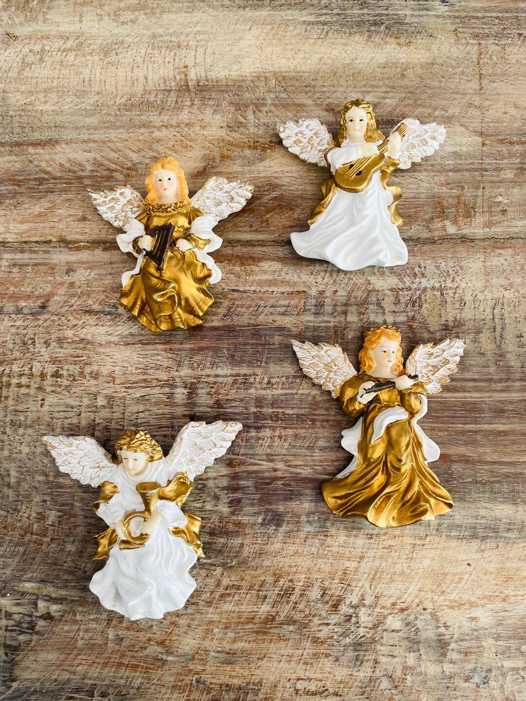 Gold Angel Magnets Christmas Stocking Stuffer Set of 4 - Etsy