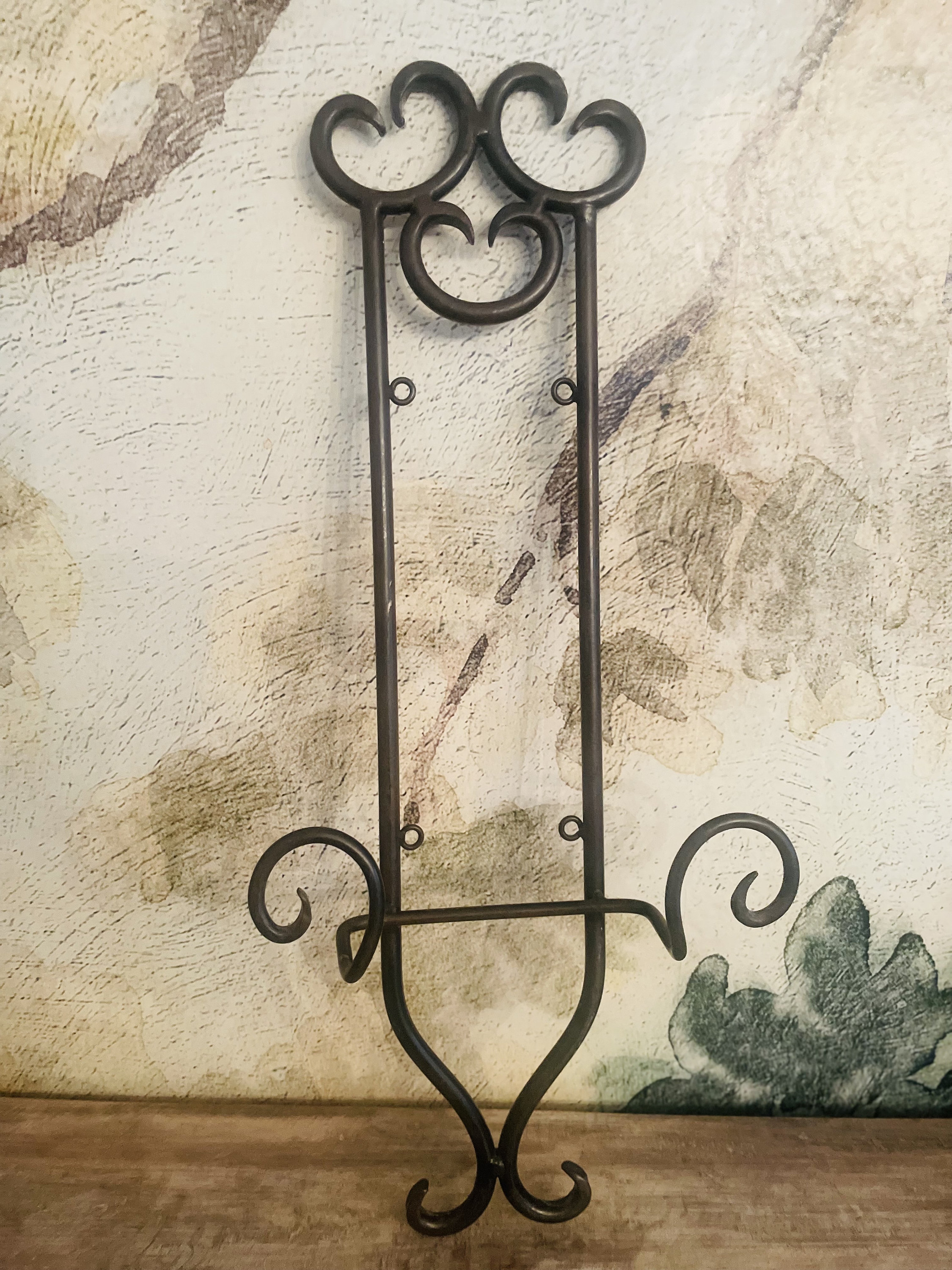 Iron Wall Plate Wrought Iron Plate Hanger Wrought Iron Wall Plate