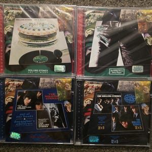 4 SEALED CDs By The Rolling Stones (Rare SomeWax Recordings label)