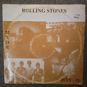 Madrid July-82 Double Vinyl LP By The Rolling Stones
