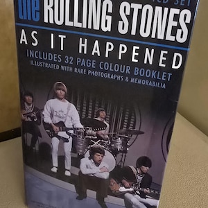 SEALED As It Happened: The Classic Interviews Longbox By The Rolling Stones (4 CD)