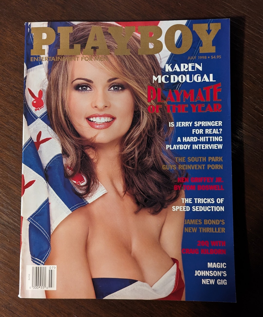 Karen Mcdougal Playboy Playmate of the Year Rare Cover July 1998 Etsy