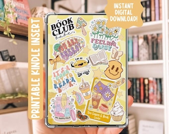 Digital Kindle Insert,Printable Insert,Kindle Accessory,Kindle Case,Digital Download,Instant Download,Insert,Kindle Cover Insert,Case Insert