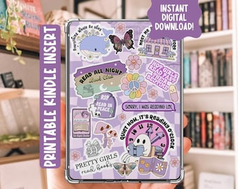 Digital Kindle Insert,Printable Insert,Kindle Accessory,Kindle Case,Digital Download,Instant Download,Insert,Kindle Cover Insert,Case Insert