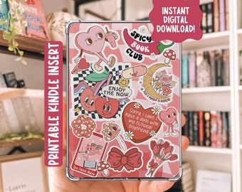 Digital Kindle Insert,Printable Insert,Kindle Accessory,Kindle Case,Digital Download,Instant Download,Insert,Kindle Cover Insert,Case Insert