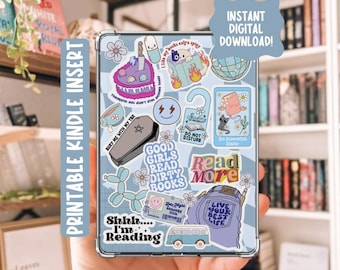 Digital Kindle Insert,Printable Insert,Kindle Accessory,Kindle Case,Digital Download,Instant Download,Insert,Kindle Cover Insert,Case Insert