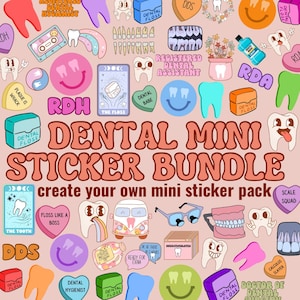 Dental Stickers,Dental Hygiene Stickers,Tooth Stickers,Dental Hygiene Gift,Dental Hygienist Stickers,Dental Assistant Sticker,Dental Gifts