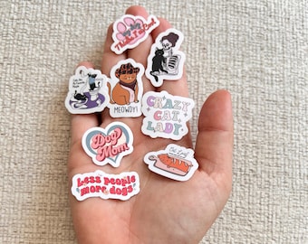 Create Your Own Funny Mini Sticker Pack: Water-Resistant Vinyl Stickers