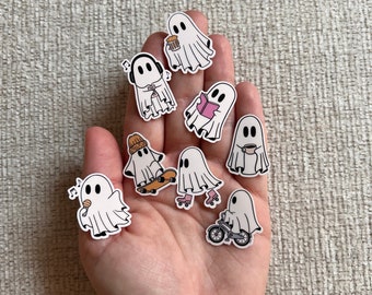 Cute Ghost Stickers|Create Your Own Small Sticker Pack|Mini Sticker Pack|Tiny Sticker|Phone Case Sticker|1 inch Sticker|Mini Vinyl Sticker|