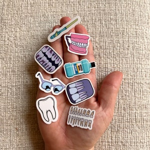 Dental Stickers,Dental Hygiene Stickers,Tooth Stickers,Dental Hygiene Gift,Dental Hygienist Stickers,Dental Assistant Sticker,Dental Gifts